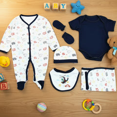 Transport Ways Baby Boy 7 Pieces Starter Set
