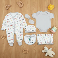 Transport Ways Baby Boy 7 Pieces Starter Set