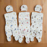 Air Balloons Baby Boy Baby Girl 5 Piece New Born Winter Starter Set