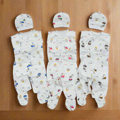 Air Balloons Baby Boy Baby Girl 5 Piece New Born Winter Starter Set