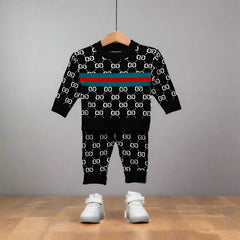 Comfy Style Baby Boy Baby Girl 2 Piece Woolen Winter Dress