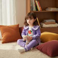 Sweet Strawberry Superior Quality 2 Piece Winter Dress