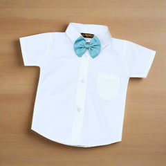 Baby Boy Toddler Boy Shirt Bowtie Shirt Shirt & Suspender Shorts Set – Stylish Outfit for Special Occasions