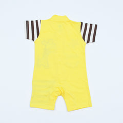 Giraffe Journey To Stars Baby Boy Romper