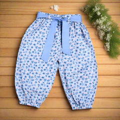 Toddler Girls Off-Shoulder Top, Elasticated Pants Dress – 2-Piece Summer Outfit (3 Months to 4 Years)