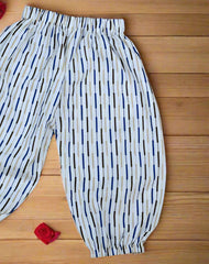 Chic Cross Frills Sleeveless Top & Contrast Lines Pattern Pants Set with Summer Hat - Perfect for Casual Outings & Events