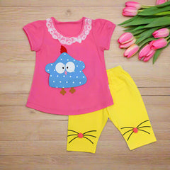 2 Piece Girls Star Chick Shirt/Shorts Set