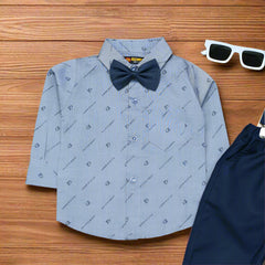 Boys' Formal 3-Piece Outfit – Long Sleeve Shirt, Pants & Suspenders Set | Dressy Toddler Clothes for Fall, Winter & Spring