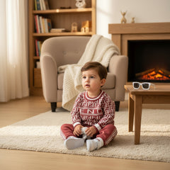 Children's red and white Fendi outfit
