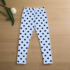 Primum Quality Polka Dots Cotton Girl Tights