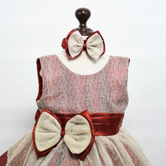 Net Décor Frock & Headband Dress