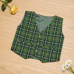 Green plaid vest