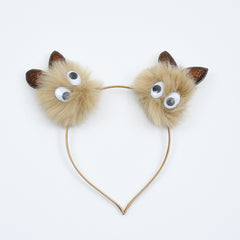 Girls Modern & Classic Kitty Slim Hair Headband