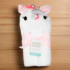 Hudson Baby Rainbow Unicorn Hooded Towel