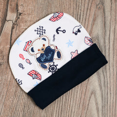 New Born Baby Teddy Bear Soft Cotton Cap