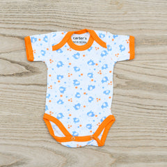 Printed Pattern Baby Boy Baby Girl Short Sleeves 100% Cotton Body Suit