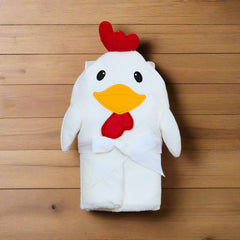 Hudson Baby Rooster Hooded Bath Towel