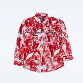 Tie and Dye Pattern Full Sleeves Boys Winter Shirt