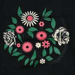 Floral Crown Ring Girls Sweatshirt