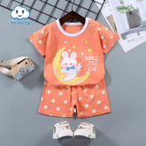 Baby Girl Toddler Girl Twinkle Little Star Character Shirt & Shorts Set – Stylish Summer Outfit for Girls