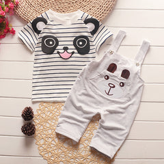 Superior Quality Baby Panda Baby Bear 2 Piece Toddler Girl Boy Dress