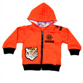 Boys Blue Polar Fleece Zipper Hood