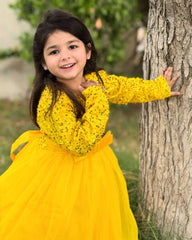 Shimmer & Shine Princess Gown – Girls' Party Dress with Sequin Bodice for Birthdays, Parties, Weddings & More (Ages 1–12 Years)