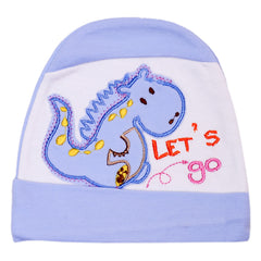 New Born Baby Let's Go Soft Cotton Dinosaur Cap