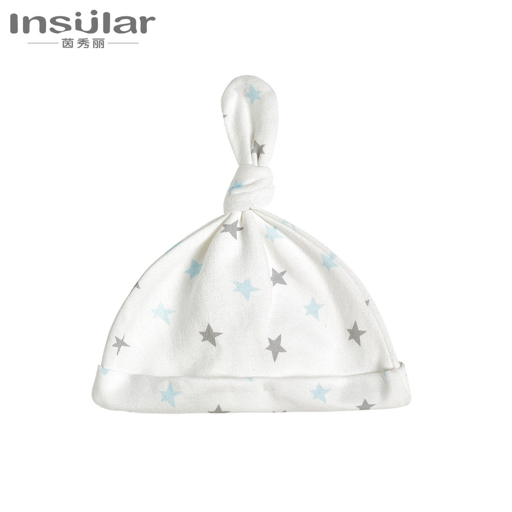 Insular Baby Knot Beanie Hat – Soft Cotton Cap with Sweet Patterns