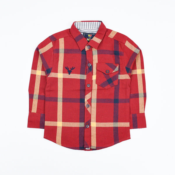 Checkered Boys Dress Shirt