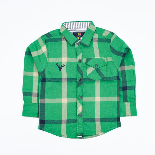 Checkered Boys Dress Shirt