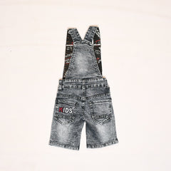 F & T Denim Dungaree Shorts