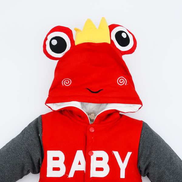 Full Body Hooded Heavy Quilted Dino Romper