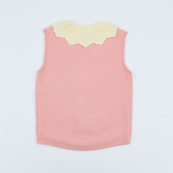 Sleeveless Swan Girls Sweater