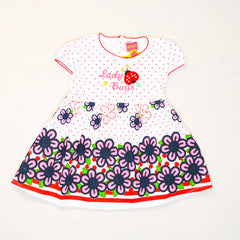 Baby Girl Lady Bugs Frock Shorts Set