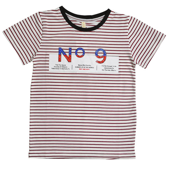 Boys Superior Quality 100% Cotton Stripes T-Shirt