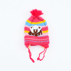 Kids Pom Pom Beanie