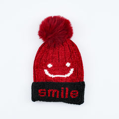 Stylish Smile Pom Pom Beanie