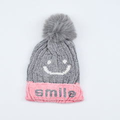 Stylish Smile Pom Pom Beanie