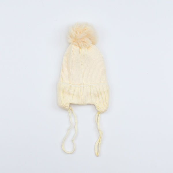 Stylish Rabbit Pom Pom Beanie