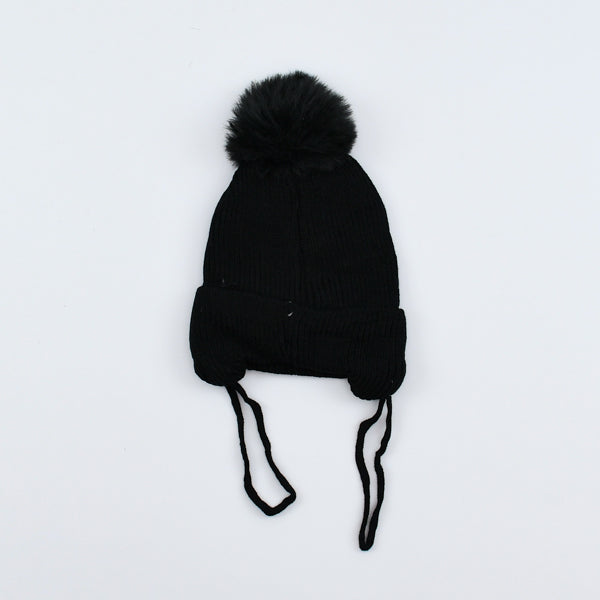 Stylish Rabbit Pom Pom Beanie