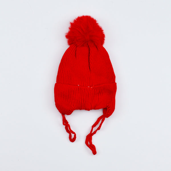 Stylish Rabbit Pom Pom Beanie