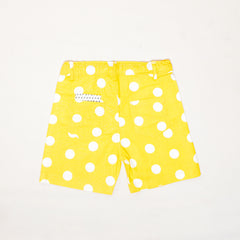 Polka Dots Printed Cotton Girl Shorts