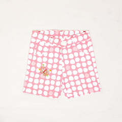 Butterfly Pattern Embroidered Cotton Girl Shorts