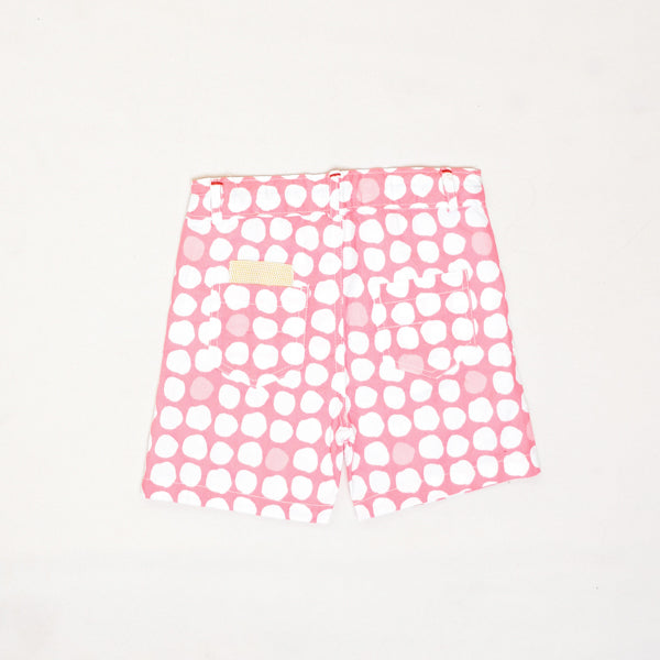 Butterfly Pattern Embroidered Cotton Girl Shorts