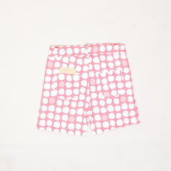 Butterfly Pattern Embroidered Cotton Girl Shorts