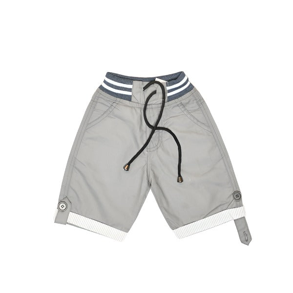 Basic Daily Wear Two Shades Elasticated Belt Cotton Boy Shorts