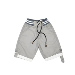 Basic Daily Wear Two Shades Elasticated Belt Cotton Boy Shorts