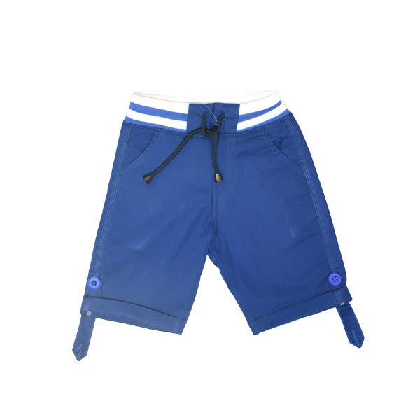 Basic Daily Wear Two Shades Elasticated Belt Cotton Boy Shorts