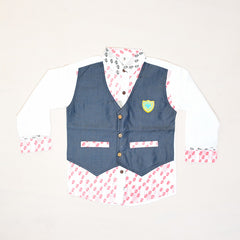 WAIST COAT STYLE SHIRT